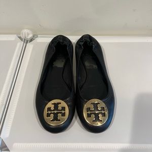 Tory Burch Minnie Ballet Flats Black